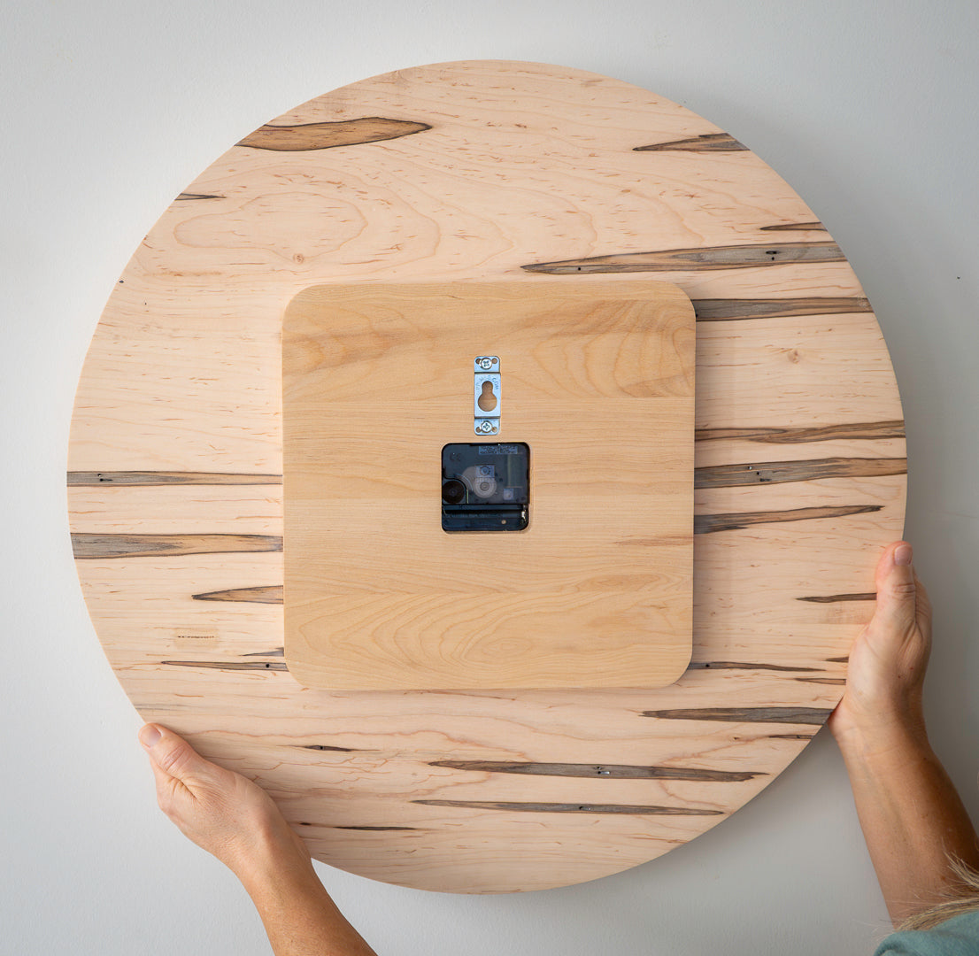 Oversized 20" Ambrosia Maple Wall Clock