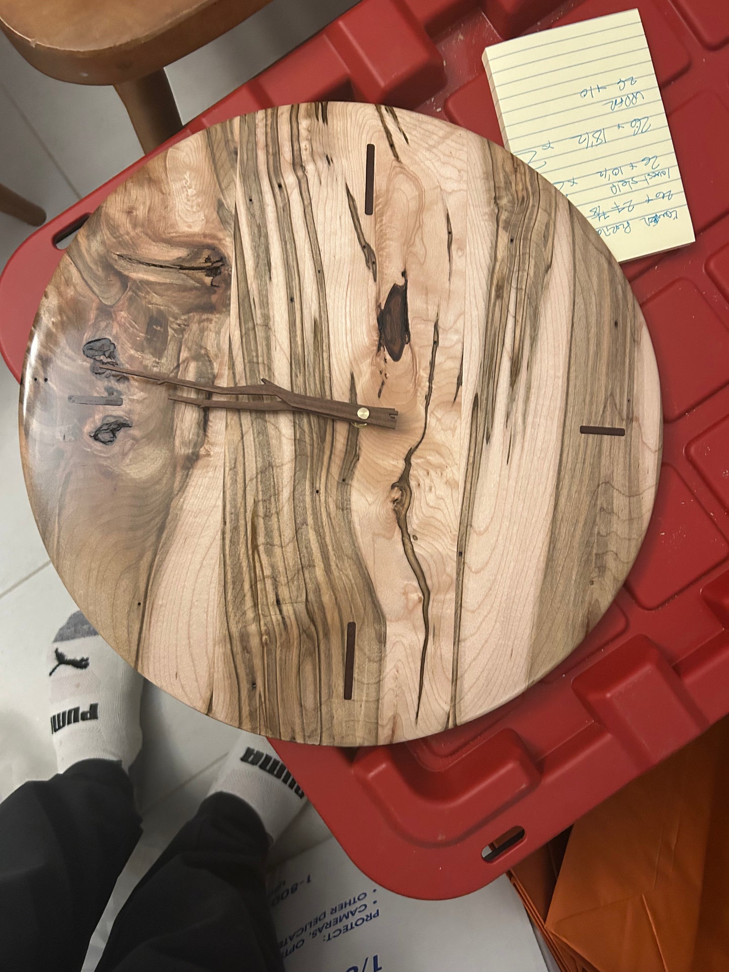 16" Ambrosia with Markers and Gloss Hard Wax