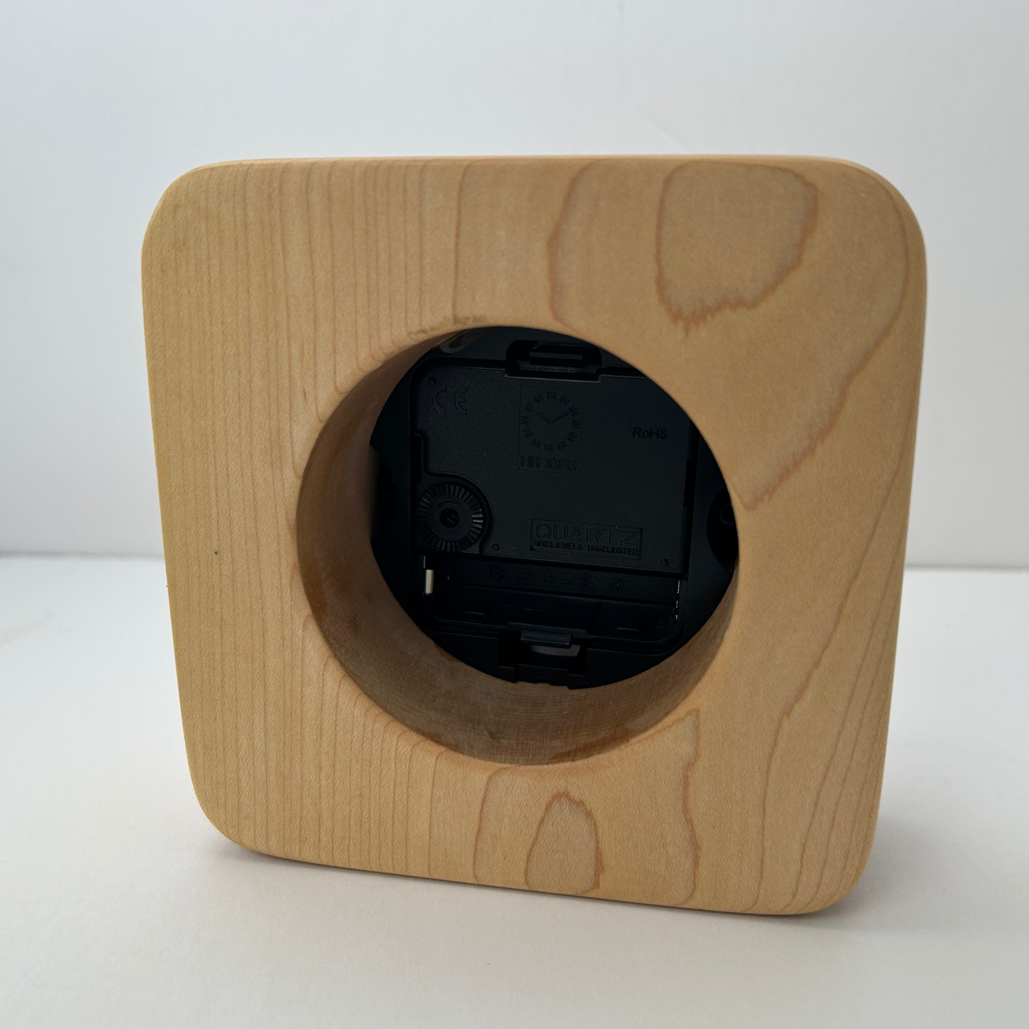 5" Square Solid Hard Maple Tabletop w/Insert