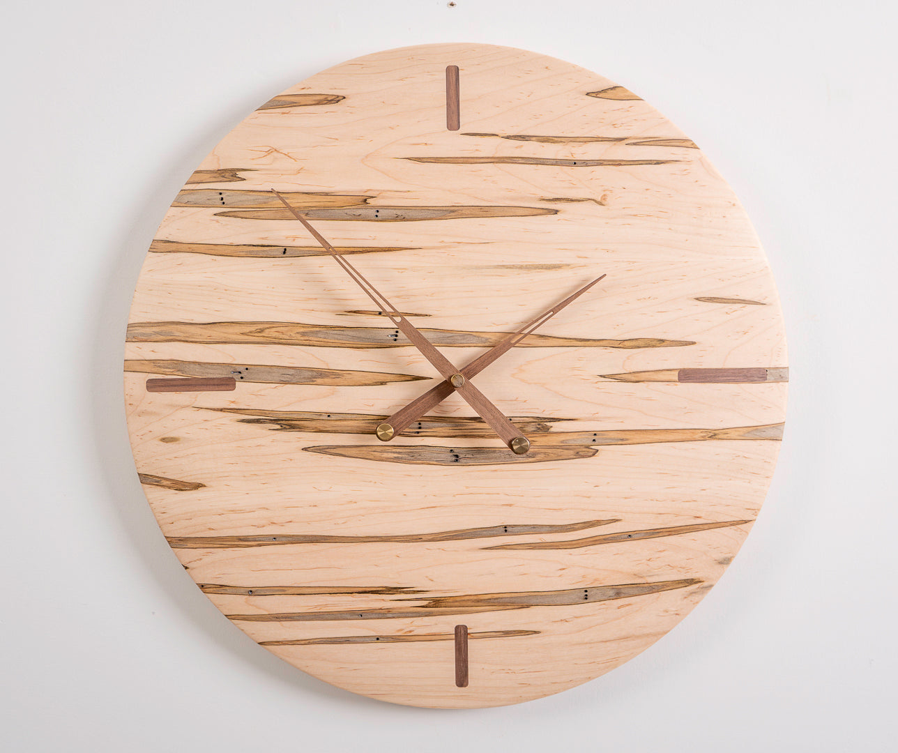 Oversized 20" Ambrosia Maple Wall Clock