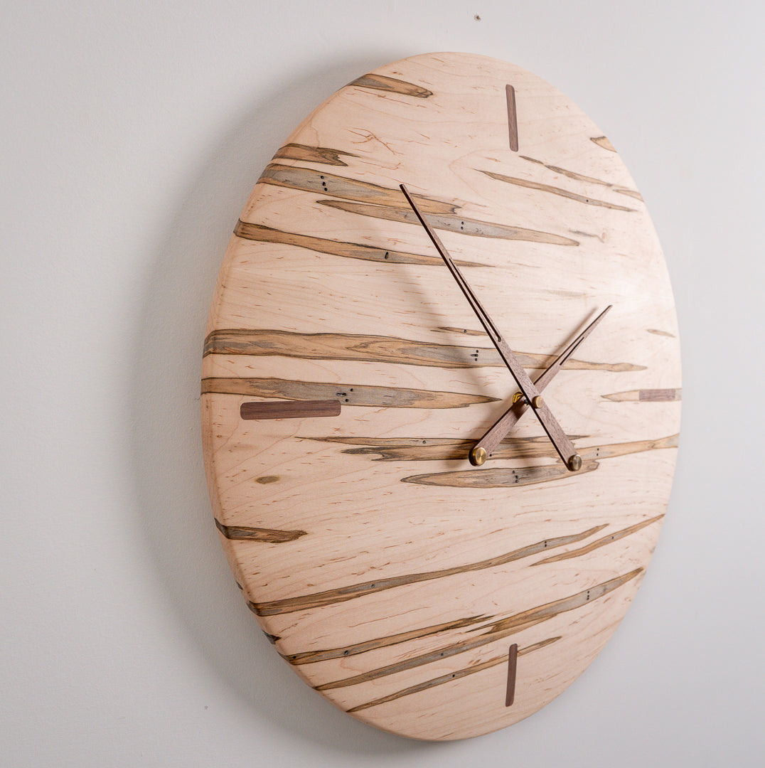Oversized 20" Ambrosia Maple Wall Clock