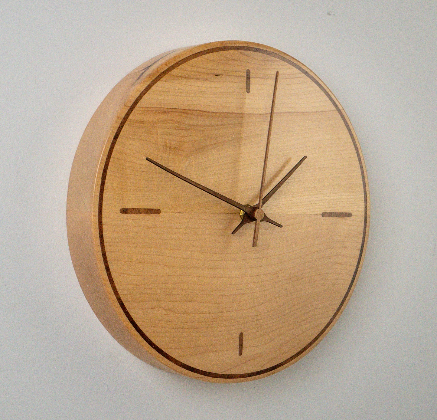 11" Solid Hard Maple with Walnut Inlay