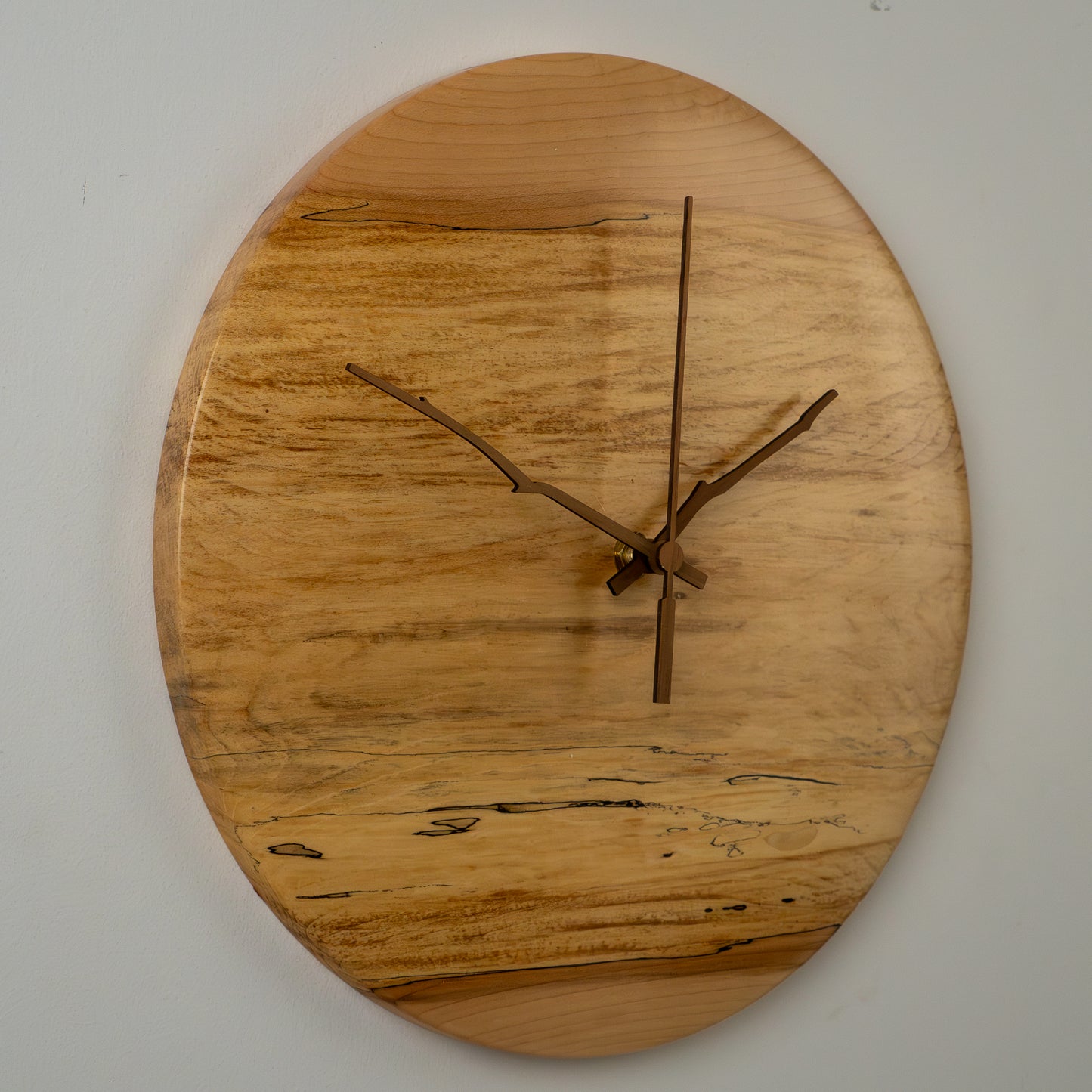 14" Minimalist Fire Maple Wall Clock
