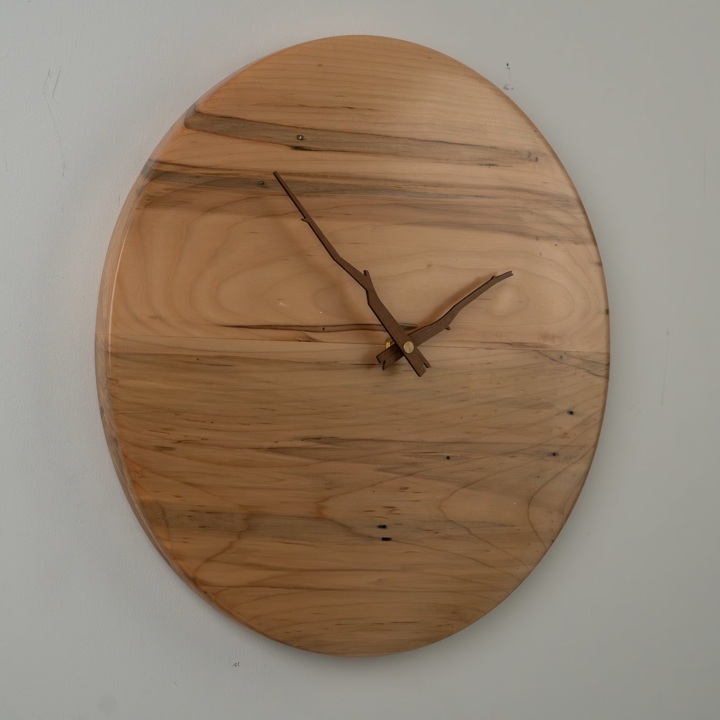 15" Minimalist Ambrosia Maple Wall Clock