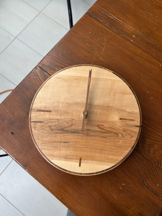 10" Hard Maple Centre w/Walnut Inlay