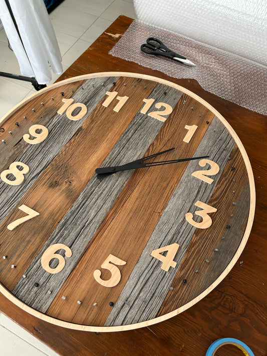 28" Strip Barnboard w/Numerals