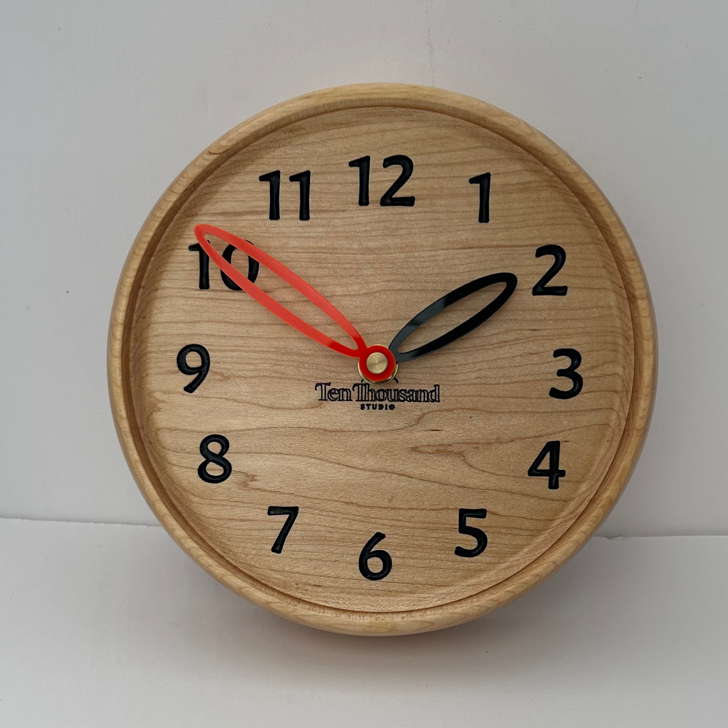 7 1/2 " Solid Maple w/Numerals