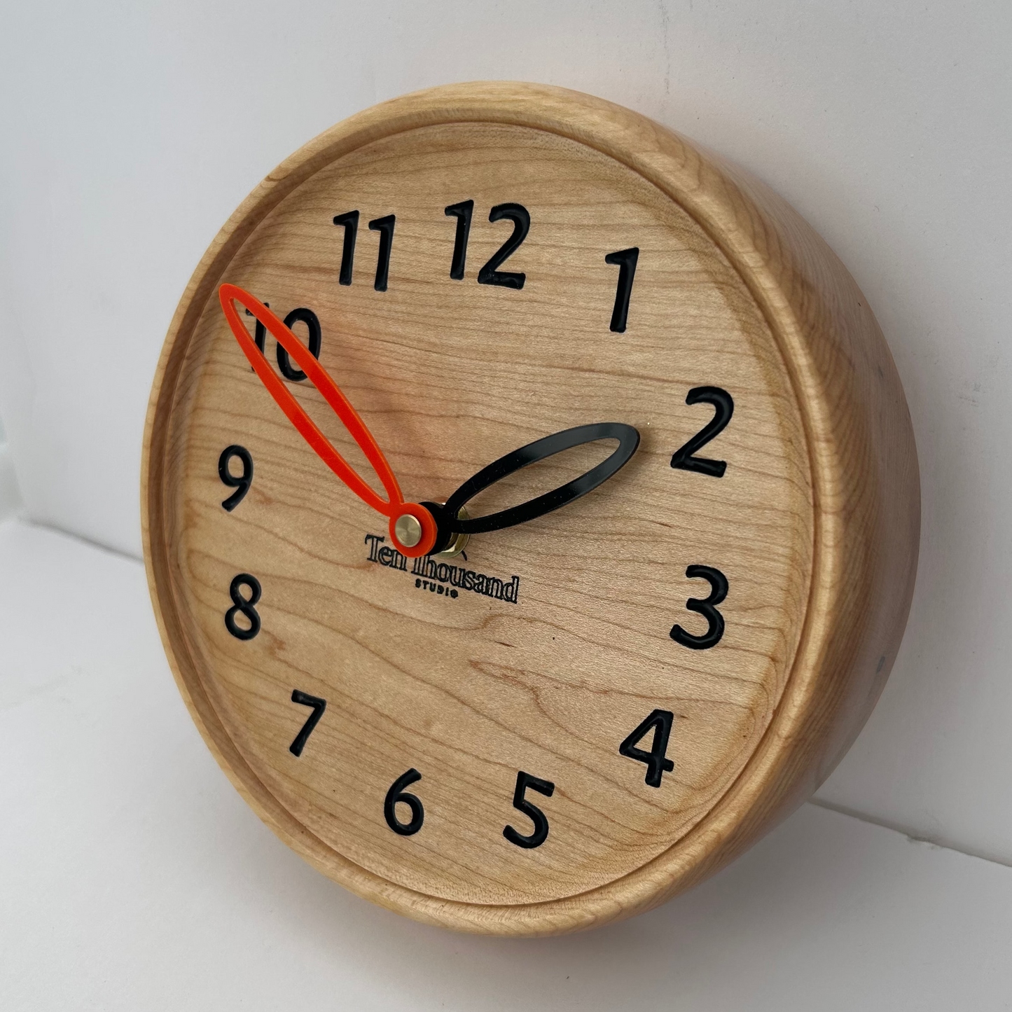 7 1/2 " Solid Maple w/Numerals